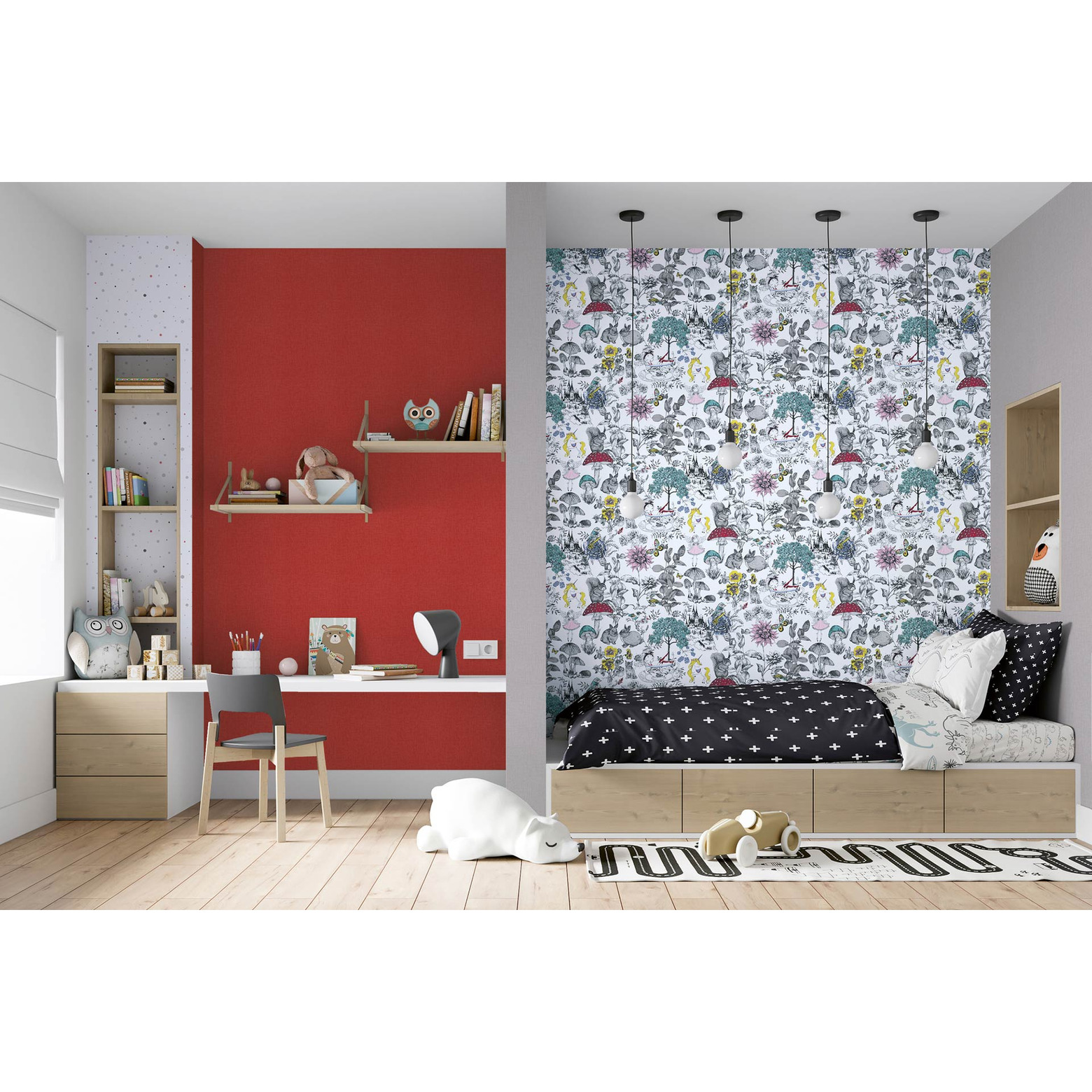 A.S. Creation Vliestapete Little Stars - Feuerwehr Autos, 10,05 M X 0,53 M, Made In Germany