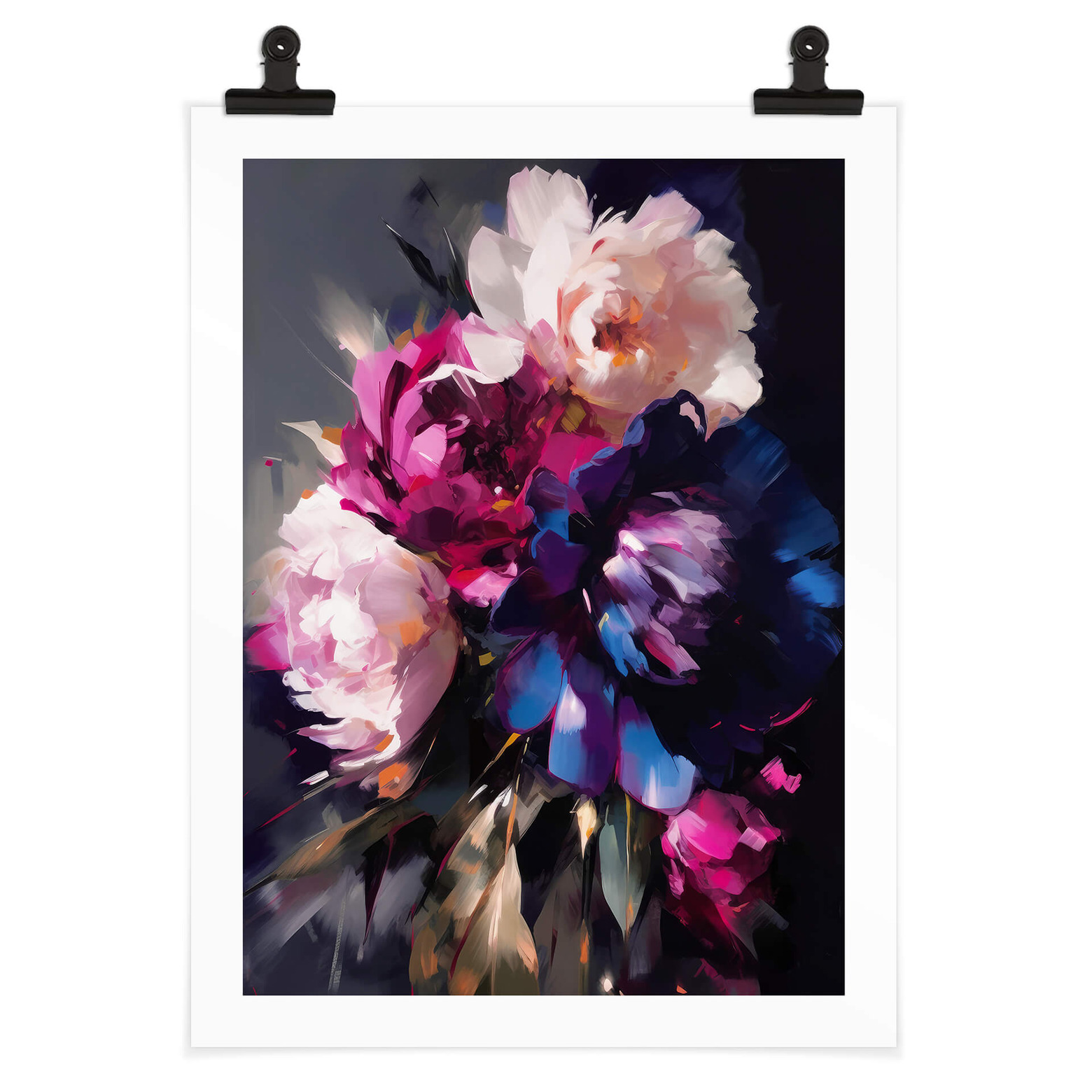 Poster Treechild - Vintage Blumenarrangement | wall-art.de