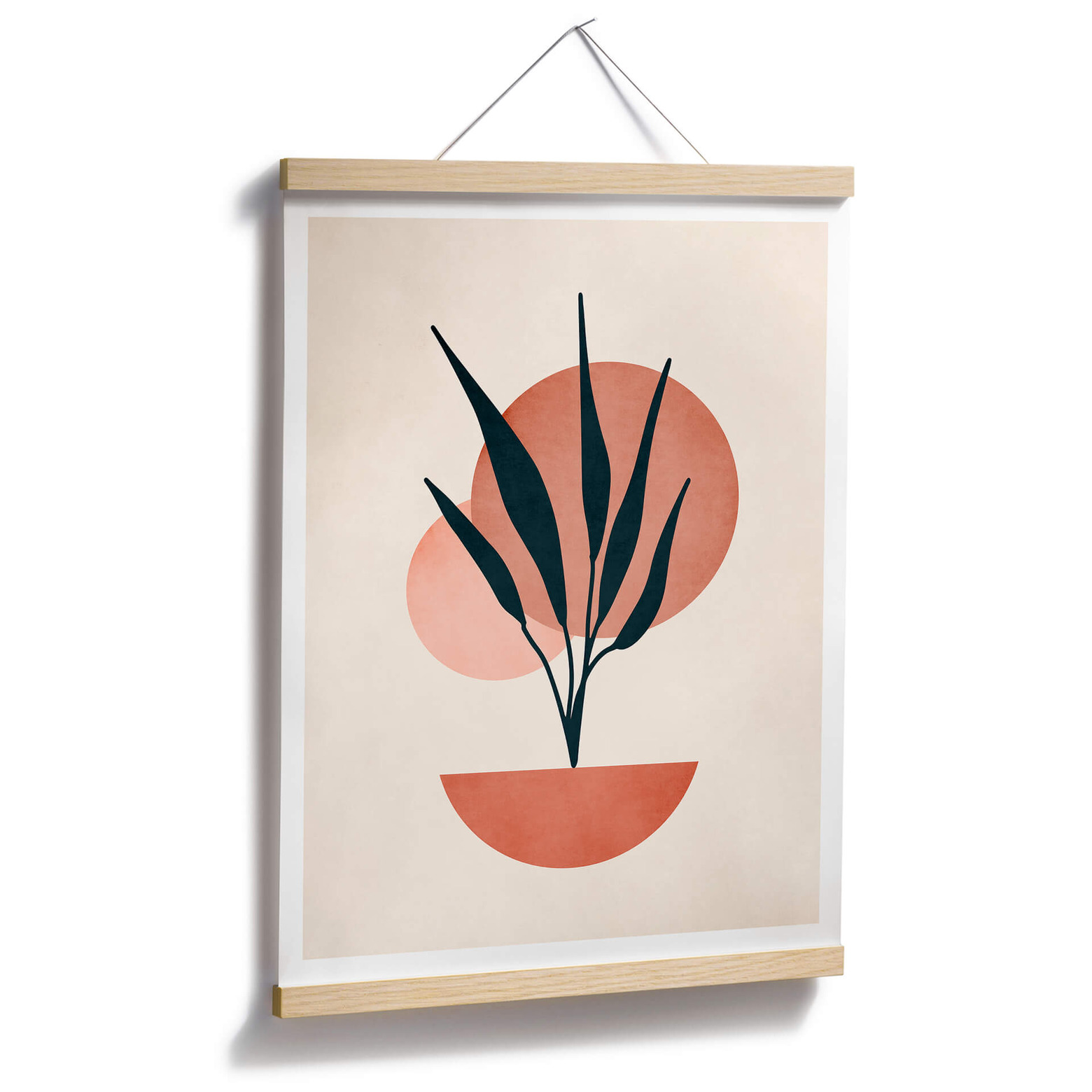 Autocollant Porte 3D Effet Plante - 95x215cm - Décor Trompe-l'œil - Pour Cuisine/salon/chambre