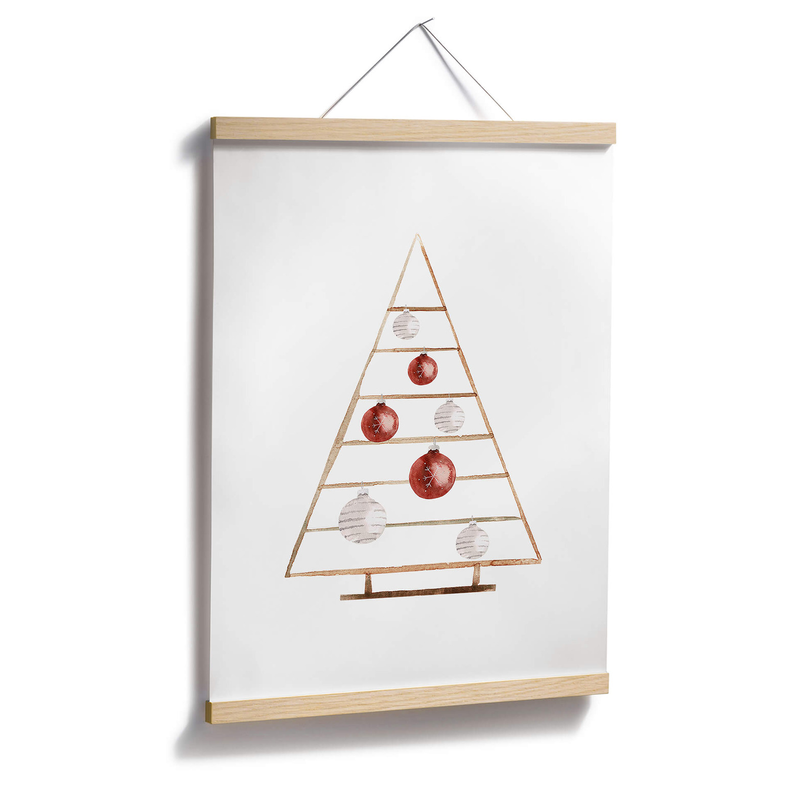 Poster Sapin Aquarelle | wall-art.fr