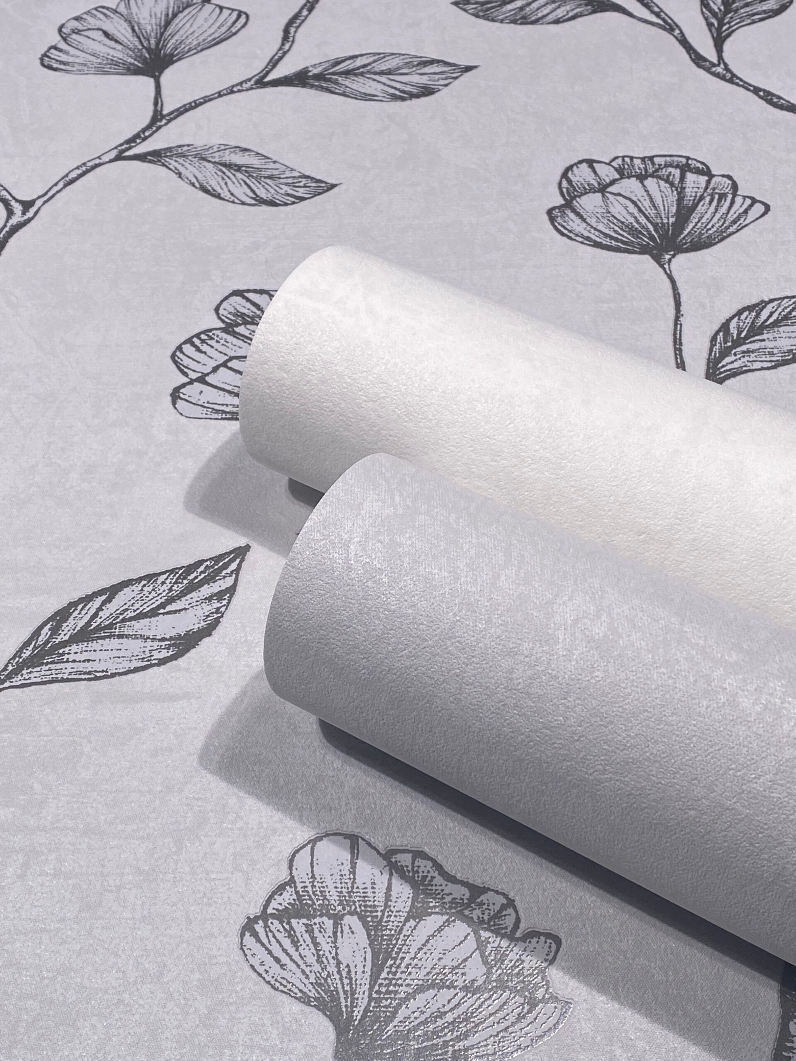 Marburg Black Wallpaper Ornamental For Bedroom Or Living Room Non-Woven Wallcovering 100% Made In Germany Premium Quality 10,05 X 0,53m 32605