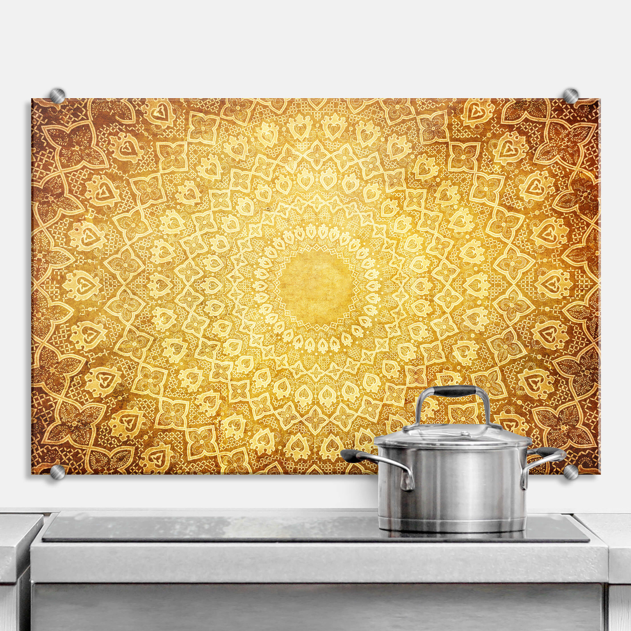 Oriental Ornaments Kitchen Splashback