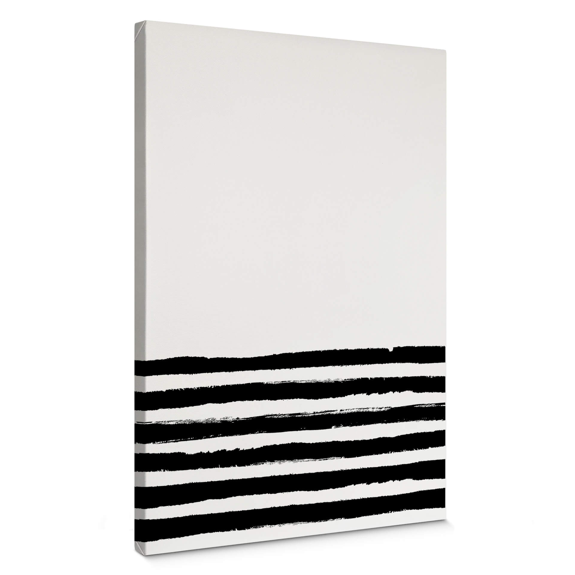 Leinwandbild Black lines wallart.de