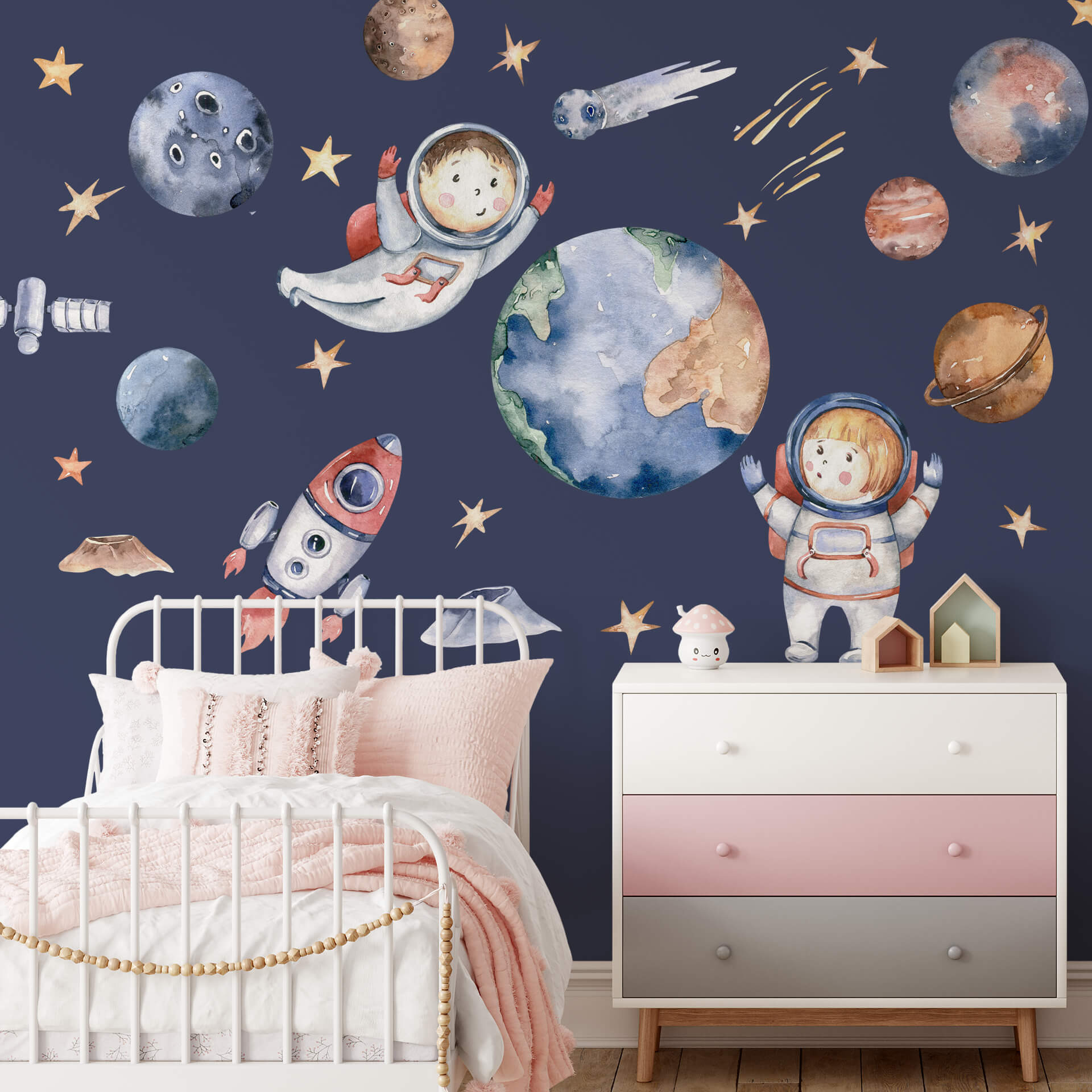wandtattoo weltraum Wandtattoo Kvilis - Weltraum Set (36-teilig) | wall-art.de