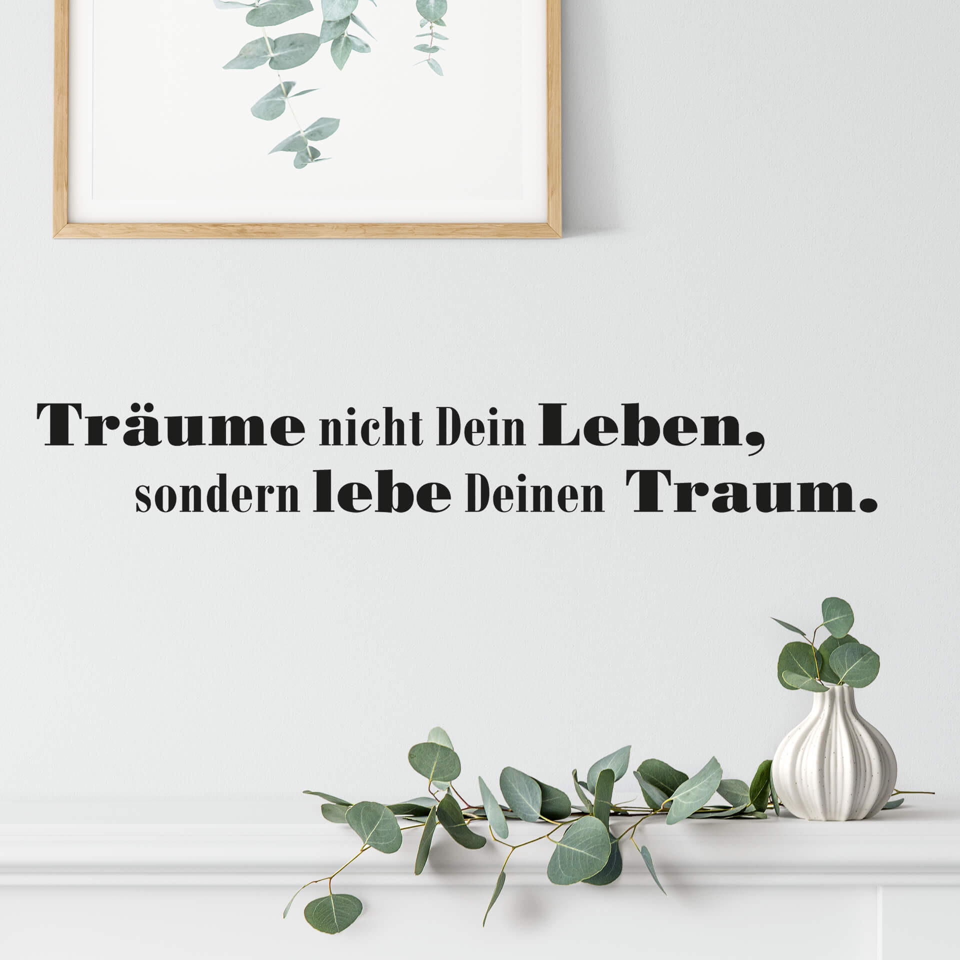 Träume Nicht Dein Leben Sondern Lebe Deinen Traum Bollywood Wandtattoo Träume nicht Dein Leben, sondern lebe Deinen Traum | wall-art.de