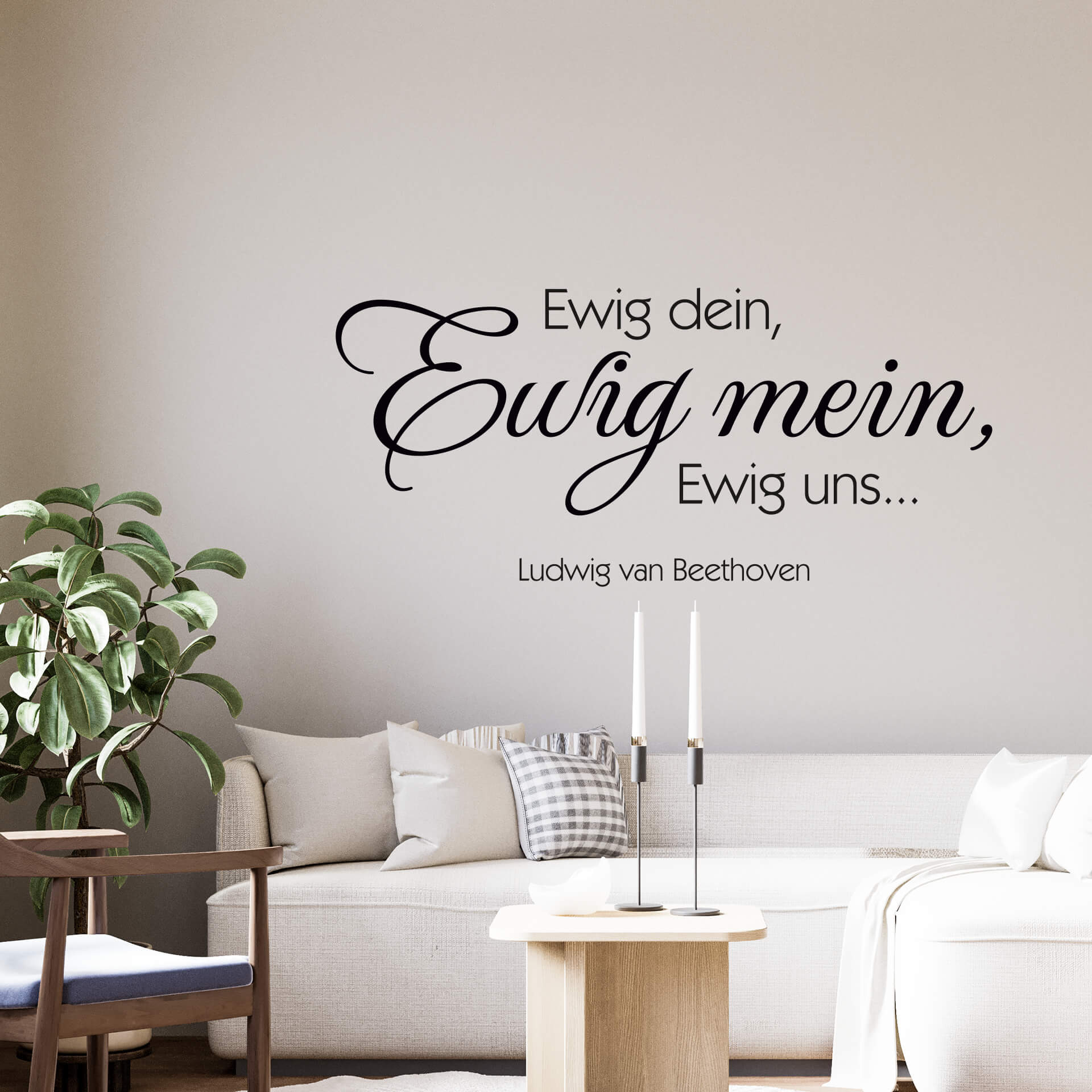 Ewig Dein Ewig Mein Ewig Uns Zitat Zitat von Ludwig van Beethoven - Ewig dein, ewig mein, ewig uns | wall