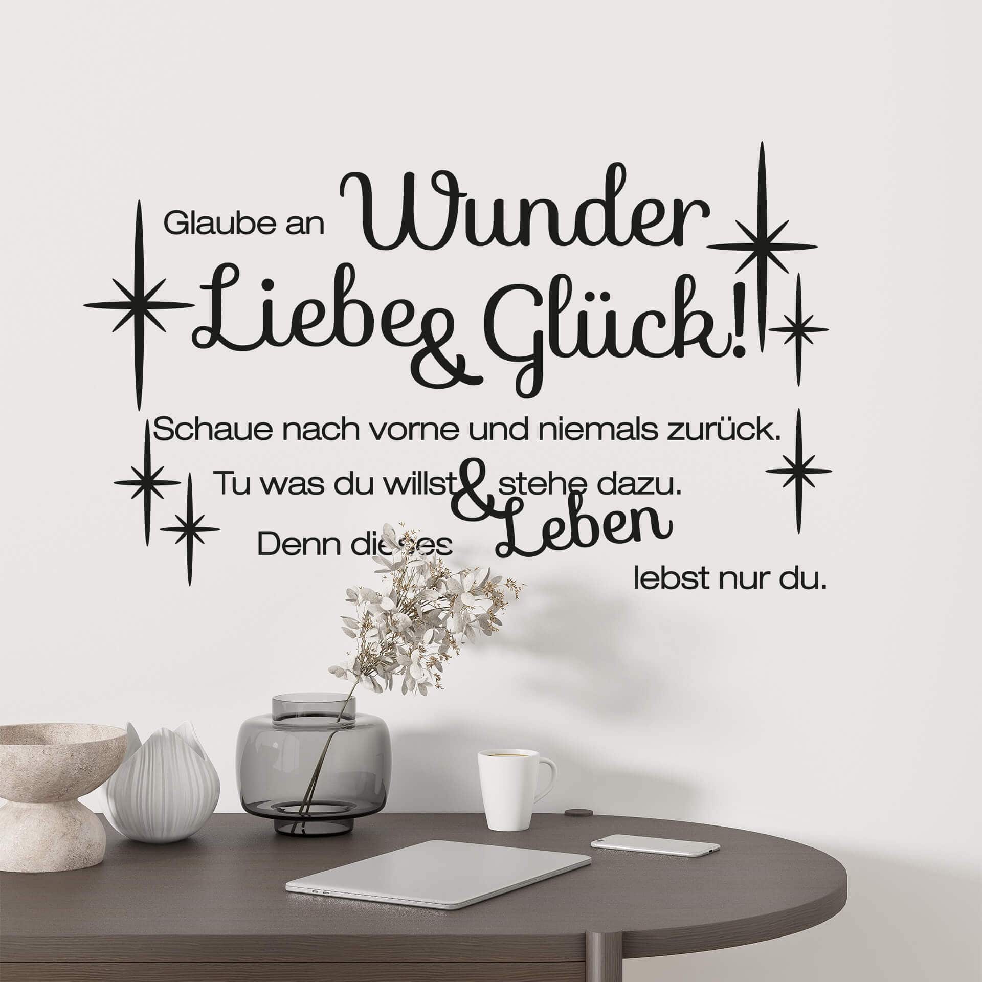 Glaube An Wunder Sprche