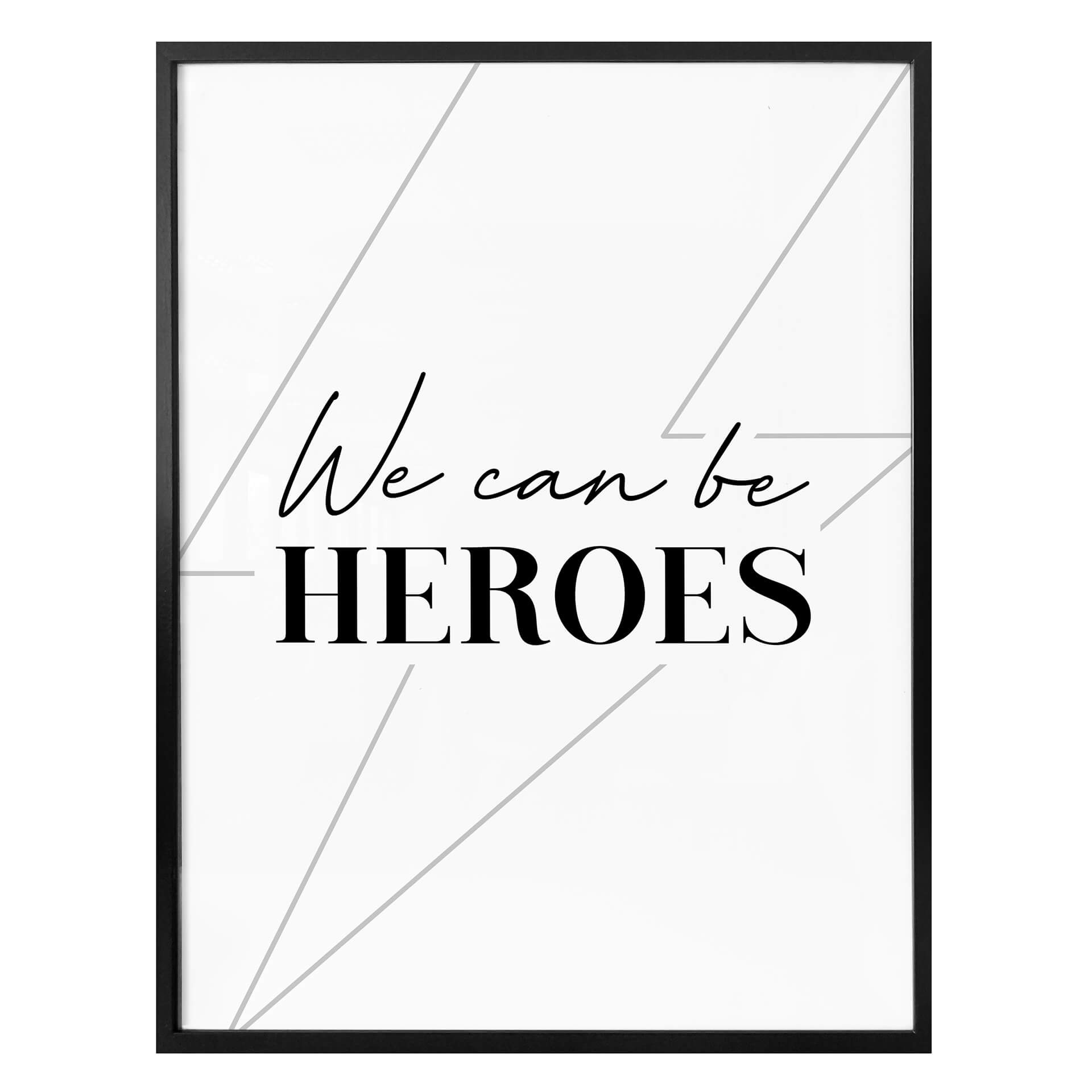 Poster We can be Heroes wallart.it