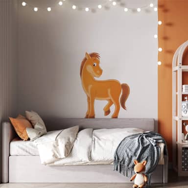 Stickers Muraux ADS - Déco Poubelle Cheval écurie - P111 ++ - Neuf