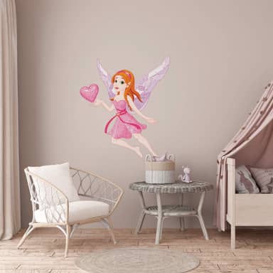 Fata Principessa Unicorno Adesivi Murali Per Camerette Ragazze - Foto 6