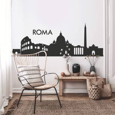 Adesivo Murale Profilo Skyline Città di Padova