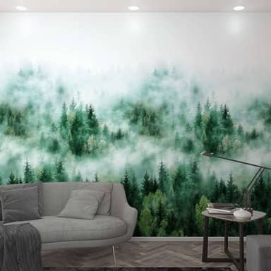 SXKJ Alberi Foresta Immagini Betulla Bianca Tela Pittura Wall Art Immagini Per Soggiorno Camera Da Letto Comodino Poster Complementi Arredo Casa 80x160 Cm Senza Cornice - 13