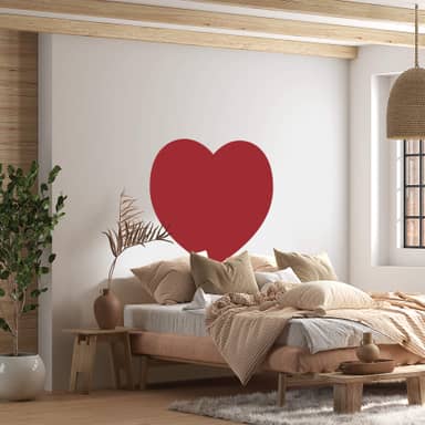 Adesivi Murali Specchio , Cristallo 3D Doppio Amore Cuore Acrilico Fai Da Te Art Decalcomanie Specchio Adesivo - Foto 8