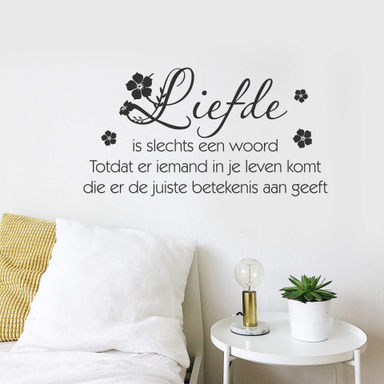 This is Us Crazy Loud Love Muursticker Vinyl Liefdescitaat Muursticker Inspirerende Familie Citaat Sticker Art Belettering Zeggen Woondecoratie voor Slaapkamer Woonkamer Kantoor