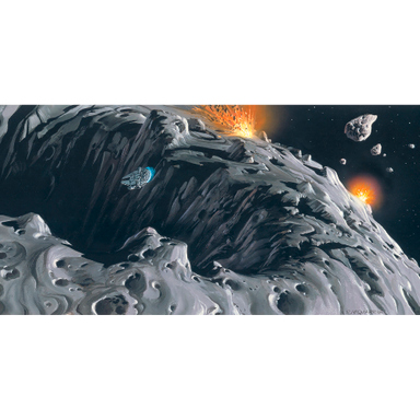 Komar Wandbild Star Wars Classic 'Hoth Battle Ground' – Kunstdruck 70x50 Cm, Ohne Rahmen, Made In Germany