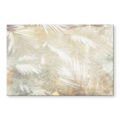 DEQORI Photos en verre véritable | Motif perle d'eau sur