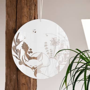 2 Decorazioni Da Appendere A Forma Di Uccello In Acrilico – Linee Nere, Design Moderno, Per Finestra E Parete - 3
