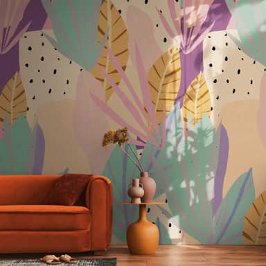 Adesivi Murali Girasole E Ape - Decorazione Fiorita Per Pareti, 2 Fogli 30x90 Cm, Rimovibili E Impermeabili - Foto 3