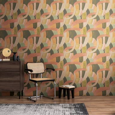 HUASUN Decorazioni a Parete in Legno Bohémien, Set di 3 Pezzi, Sculture con Gatti, Vasi, Foglie Tropicali, Sole e Luna, Taglio Laser di Precisione, per Soggiorno e Camera (Gatto Elegante