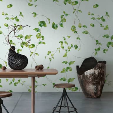 Adesivo Murale Per Porta 3D – Albero Di Vite Verde – 90x210 Cm – Vinile Autoadesivo Impermeabile Per Interni