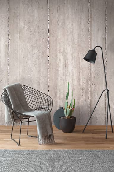 NEWROOM vliesbehang groen betonlook - industrial used look metallic glans voor woonkamer slaapkamer