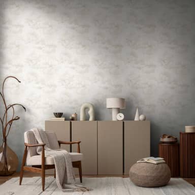 Trompe L'oeil Muursticker - Strand