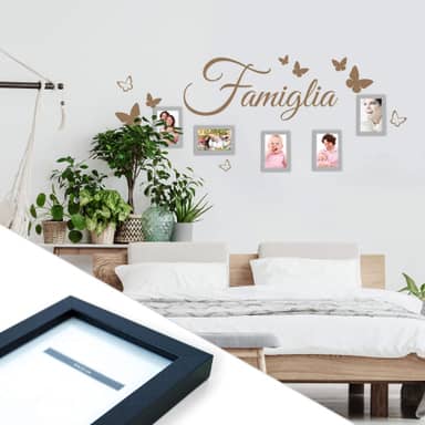 Adesivo Murale Familie, Wo Leben Beginnt