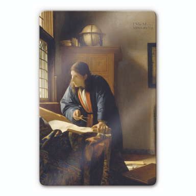 Tableau Sur Toile 'La Jeune Fille à La Perle' De Vermeer - 30x40 Cm - Impression Directe UV - Châssis Bois 2 Cm - Prêt à Accrocher