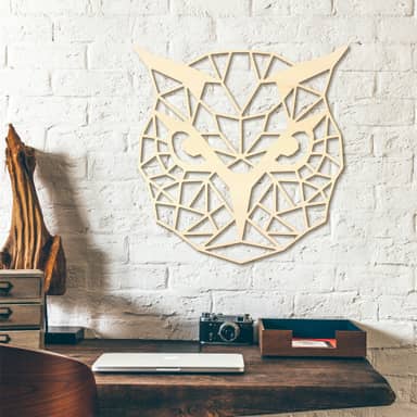 3 Stickers boite aux lettres Lion 30x30cm