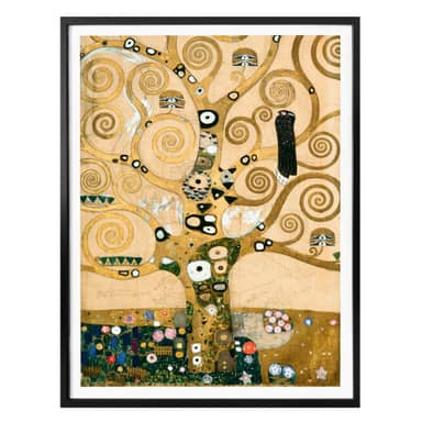 Horloge Murale Art Gustav Klimt – 60x30 Cm – Toile – Moderne