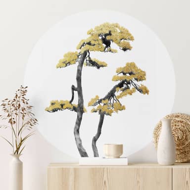 Wall sticker Bonsai in balance - Amini | wall-art.com