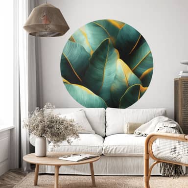 Adesivo Murale Palma 80x67 Cm – INDIGOS UG – Decorazione In Vinile Opaco Per Pareti, Porte E Mobili