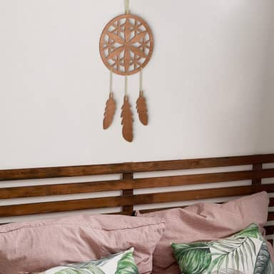 Kireida® Acchiappasogni Gatto Acchiappasogni Con Luci, Acchiappasogni Fatto A Mano Con Piume Colorate Per Matrimonio Vintage, Decorazione Da Parete, Decorazione Per La Casa, Ornamenti, Natale - Foto 4