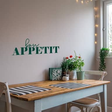 Buon Appetito Cucina Francese Sala Da Pranzo Sfondo Parete Intagliato Adesivi Murali Decorativi 58x95cm - Foto 6