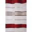 Tenda A Strisce Orizzontali Homing, Semitrasparente, Rossa E Bianca, 245 X 140 Cm, Con Passanti