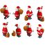 Wandtattoo Weihnachtsmann Wandsticker, 4 Stück Produktbild-Vorschau 2