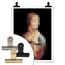 1art1 Kunstdruck „Dame Mit Dem Hermelin“ Von Leonardo Da Vinci – 50x40 Cm Poster